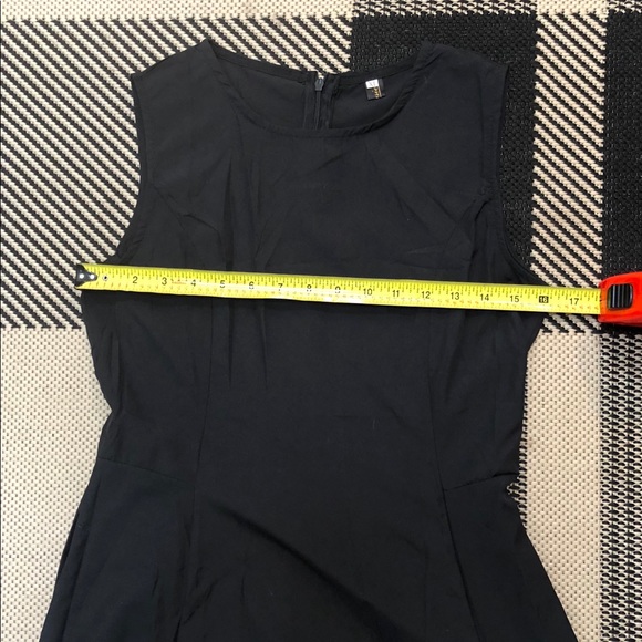 Solid Black Ladies Dress by Daysie. - Picture 6 of 7